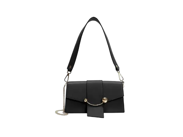 luxury under 1000 strathberry Mini Crescent Leather Shoulder Bag