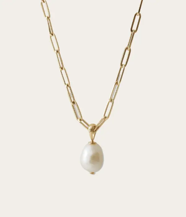 kinn Baroque Pearl Drop Necklace